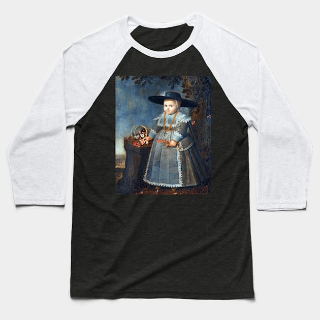 Willem van der Vliet Portrait of a Little Boy Baseball T-Shirt by pdpress